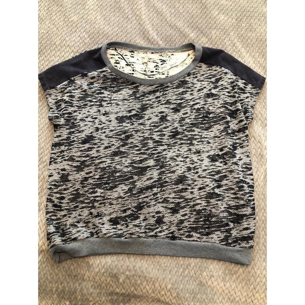 Womens Black & Grey Top by Zara Trafaluc - size M